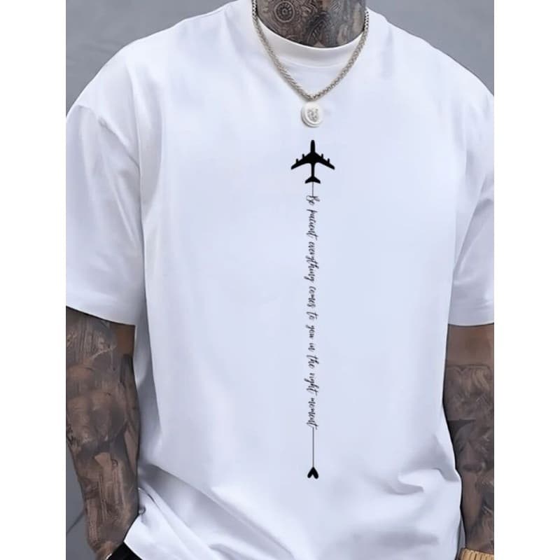 Camiseta Masculina lançamento tendência Avião várias cores Estilosa 100% Algodão camisa tendençia .