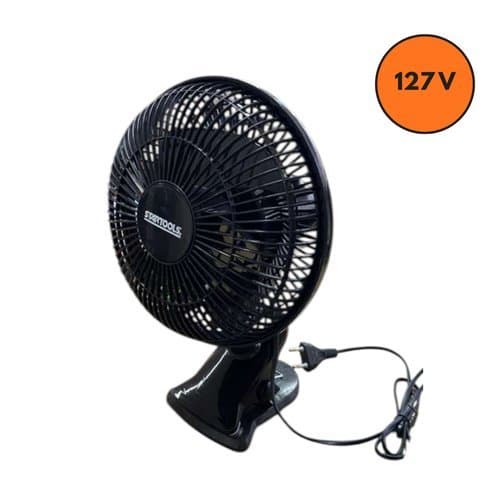 Ventilador De Mesa Compacto Portatil 127V Oscilacao Silencioso Potente Design Moderno Escritorio Casa