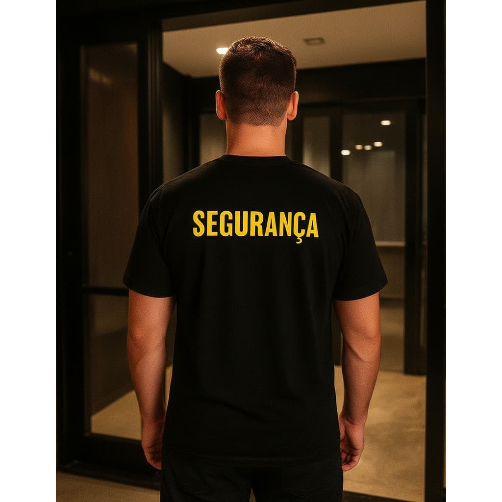 Camiseta Básica Trabalho Segurança Vigilante Vigia Escolta - Bt811