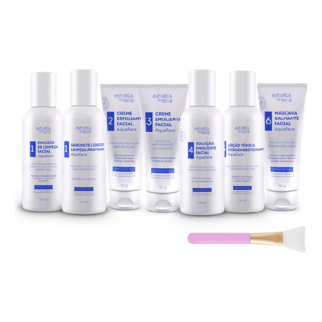Kit Limpeza De Pele Facial Profissional Completo