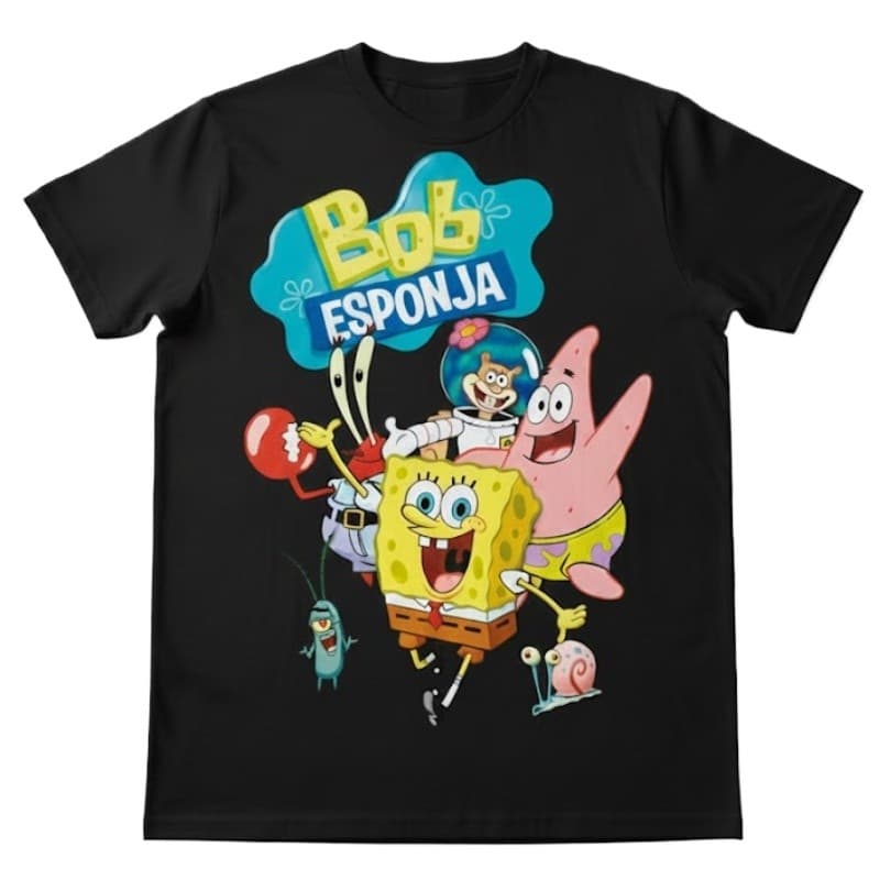 Camiseta Retrô Desenho Animado Fundo do Mar - Blusa Masculina e Feminina Estampada Moda Verão