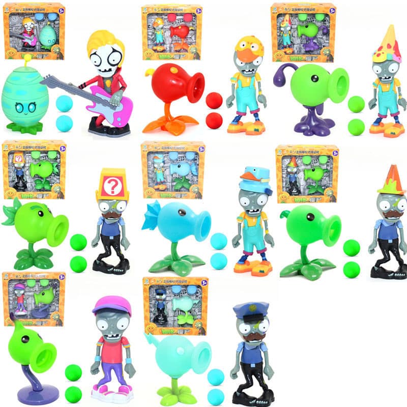 Plantas Do Dia Das Crianças vs . Zombie Boys Novo Conjunto De Brinquedo Zumbi