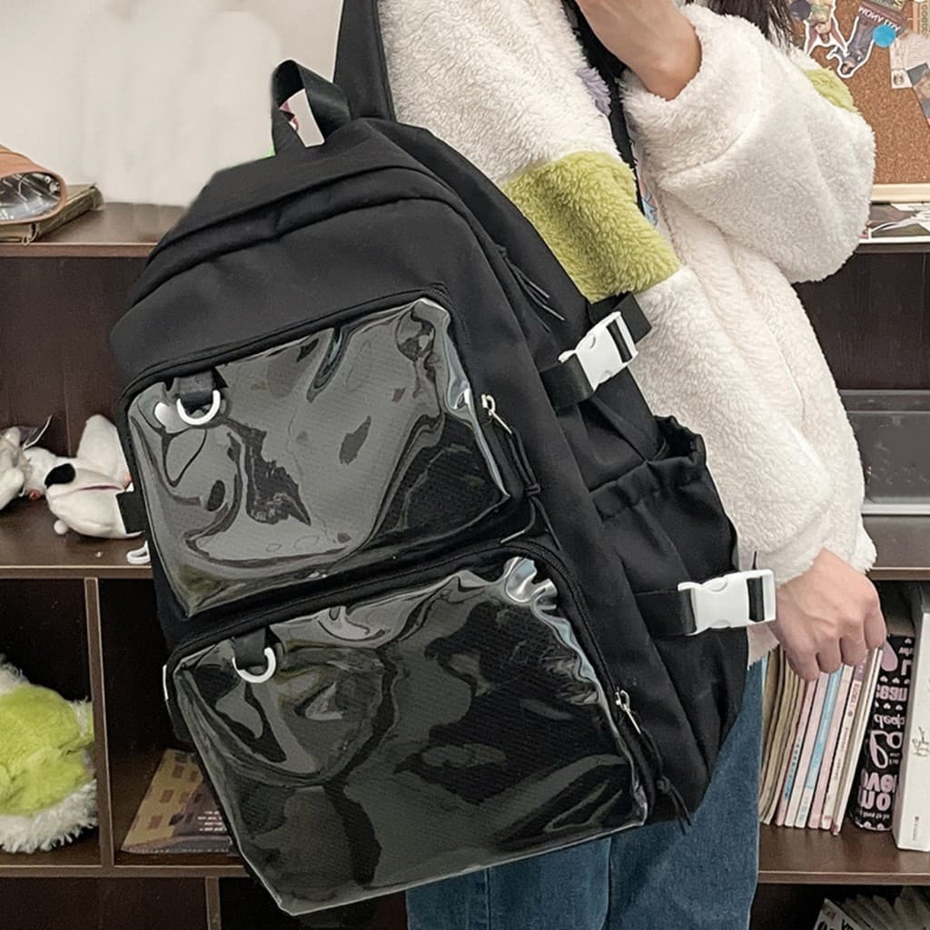 Sacos Japoneses Para Bolsos Transparentes Itabag Feminino Novo 2024 Kawaii JK Mochila Feminina Ita B