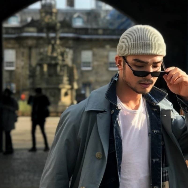 Landlord chapéu masculino novo estilo Yuppie melão pele chapéu outono inverno chapéu de malha grande circunferência da c