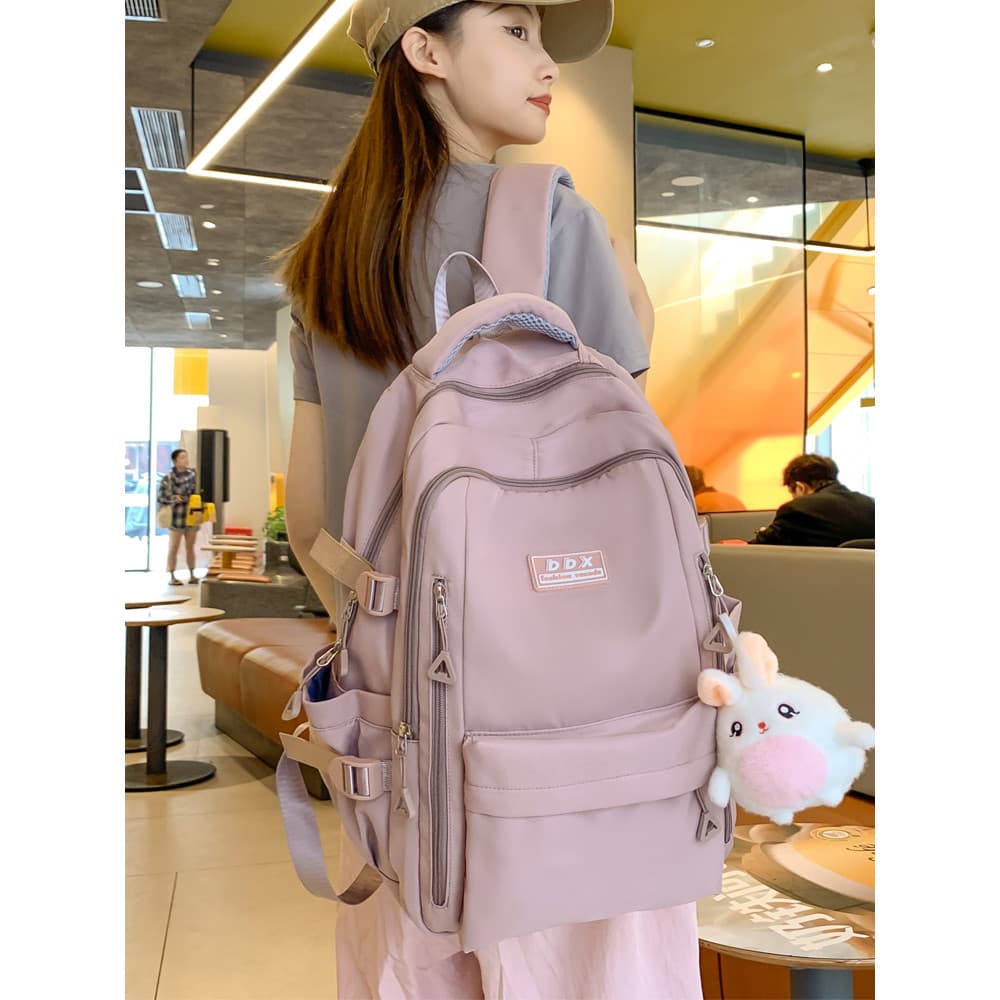 Nicho japonês mochila feminina estudante do ensino médio grande capacidade Casual estudante do ensino médio mochila Mult