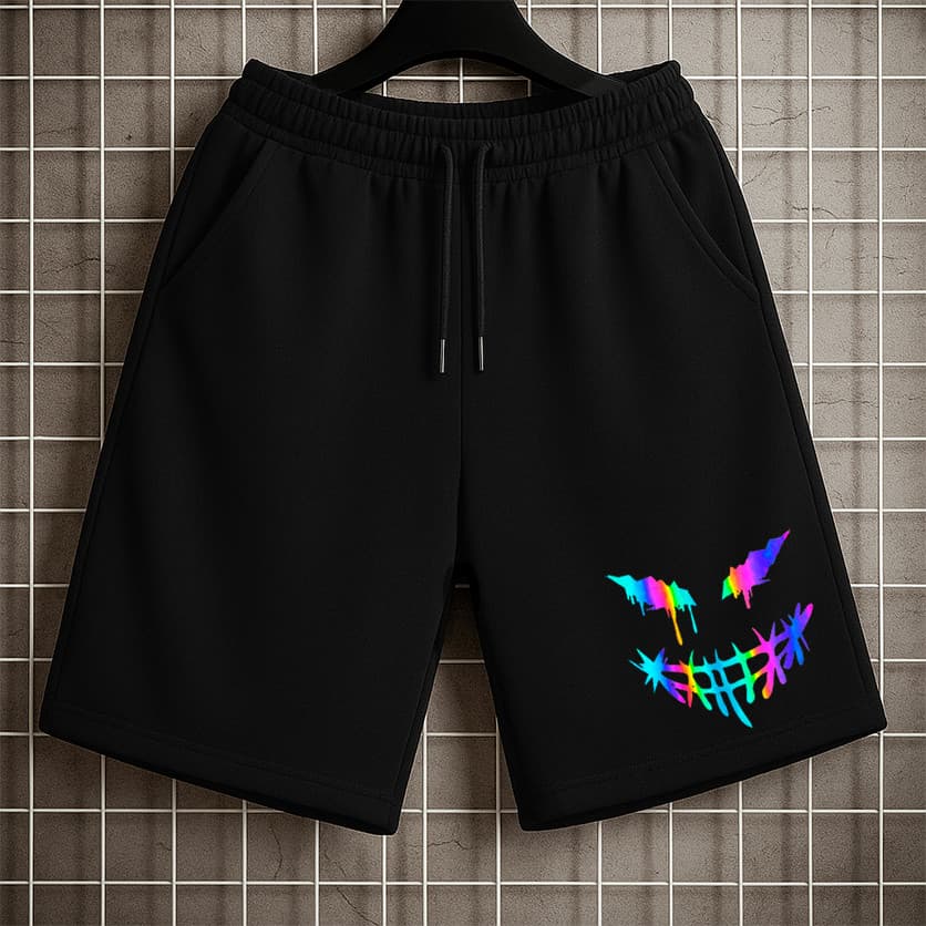 Bermuda Moletom Masculina Emile Neon Urban Life Otima Qualidade Novo
