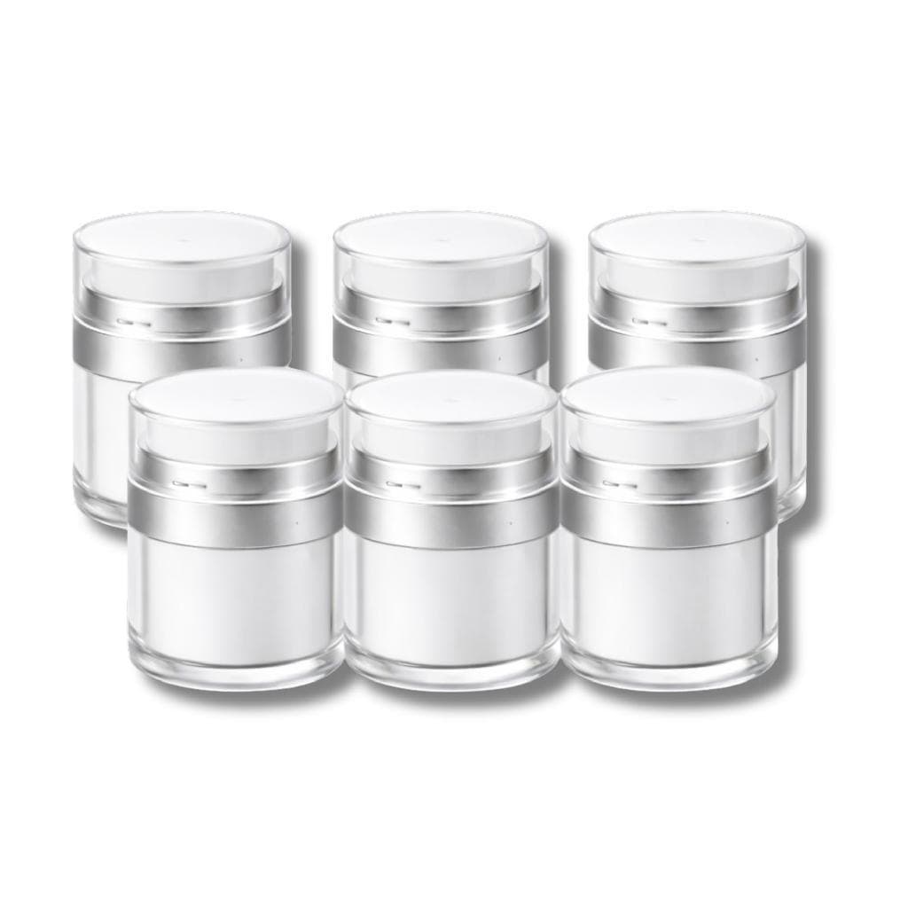 6x Unidades Pote Airless 50g Dispenser Para Cremes