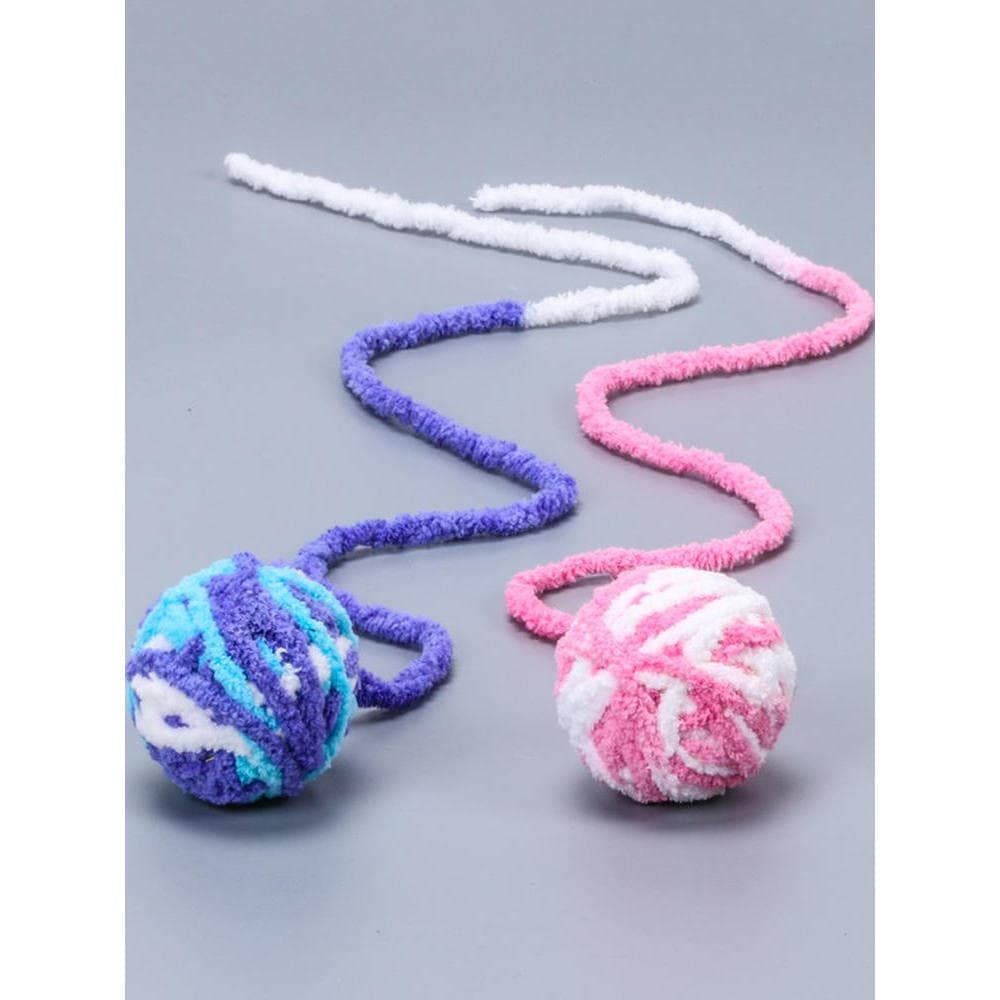 Gato de estimação brinquedo bola molar mordida provocando gato bola gato bola de lã provocando gato vara bola de algodão