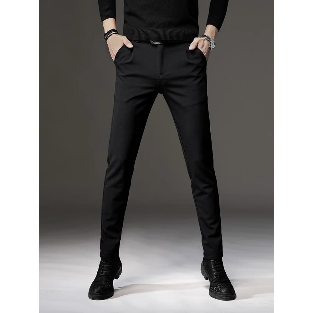 Verão estilo fino All-Match calças casuais masculinas magro-ajuste calças magras 2026 venda quente Street Wear calças es