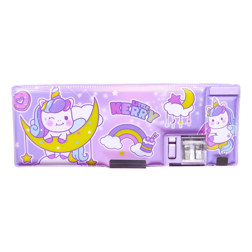 Estojo Escolar Infantil Menina Unicórnio Little Kerry