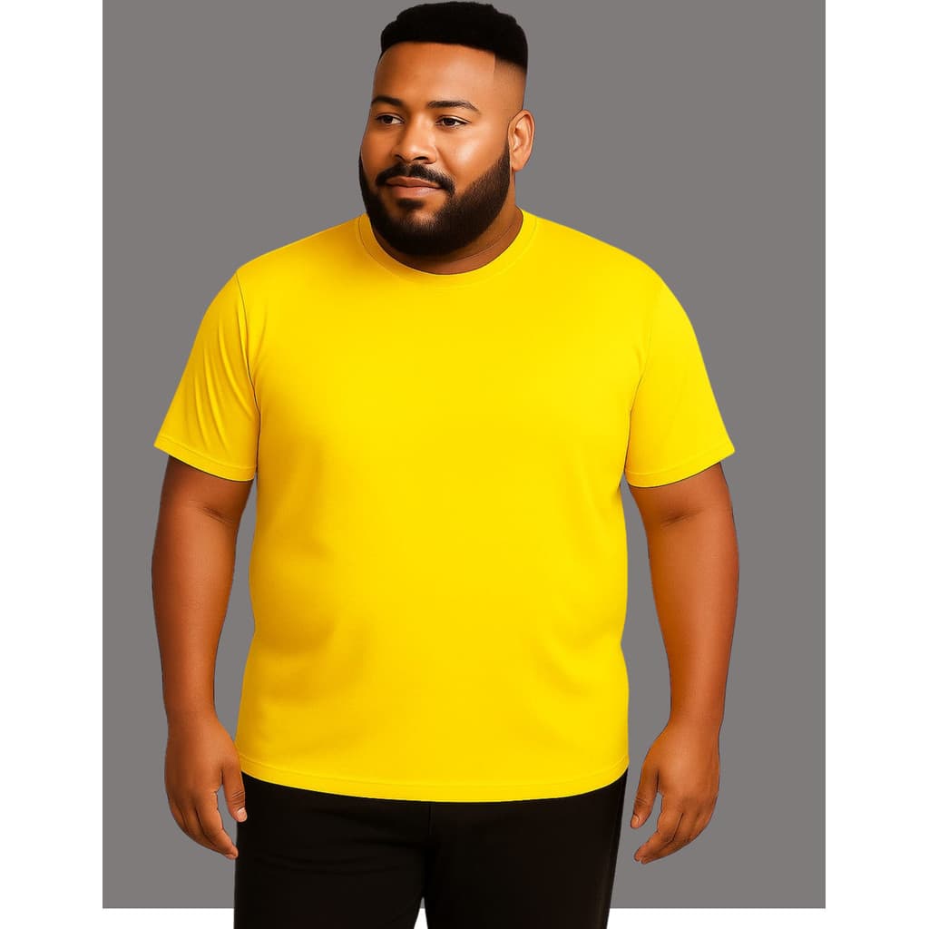 Camisa Camiseta Brasil Plus Size Tecido Leve Xg G1 G2 G3
