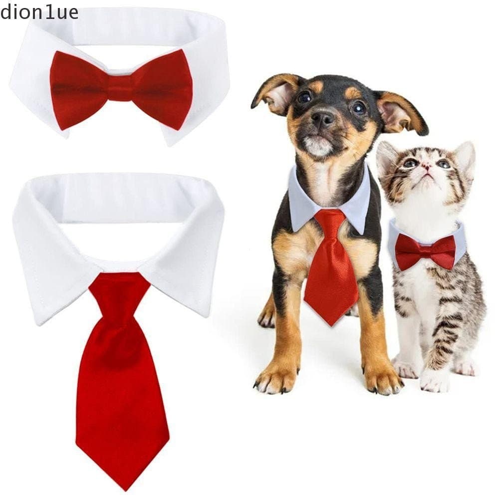 DION1UE Anel De Pescoço Com Gravata Borboleta Para Cachorro , Colar Fácil De Usar , Acessórios Animais De Estimação , Ga