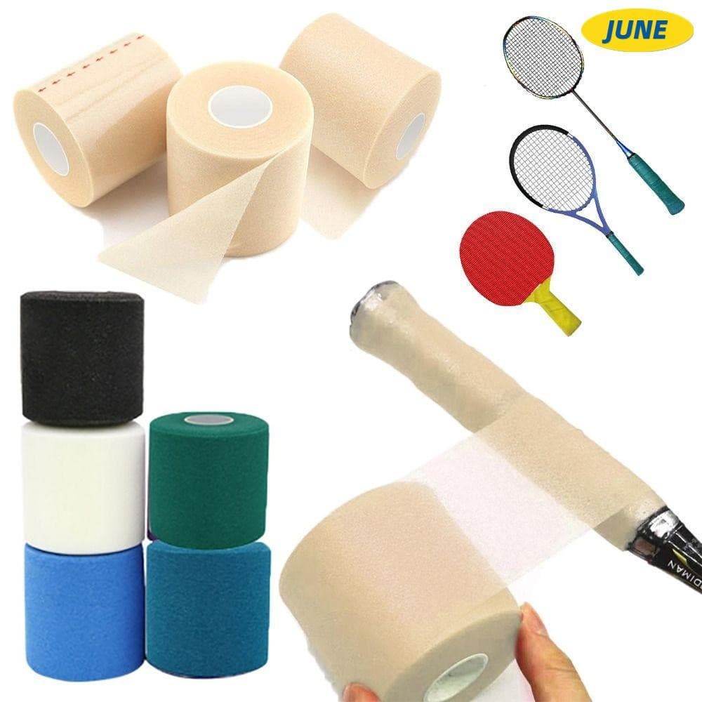 Junho Tênis Badmintion Raquete Overgrip Confortável Acessórios Esportivos Macio Esponja Do Plutônio Absorção De Choque