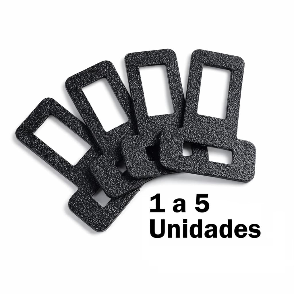 Kit Fivela cinto segurança anti alarme Sonoro Lingueta Clip Universal para carros Unidades Cancela