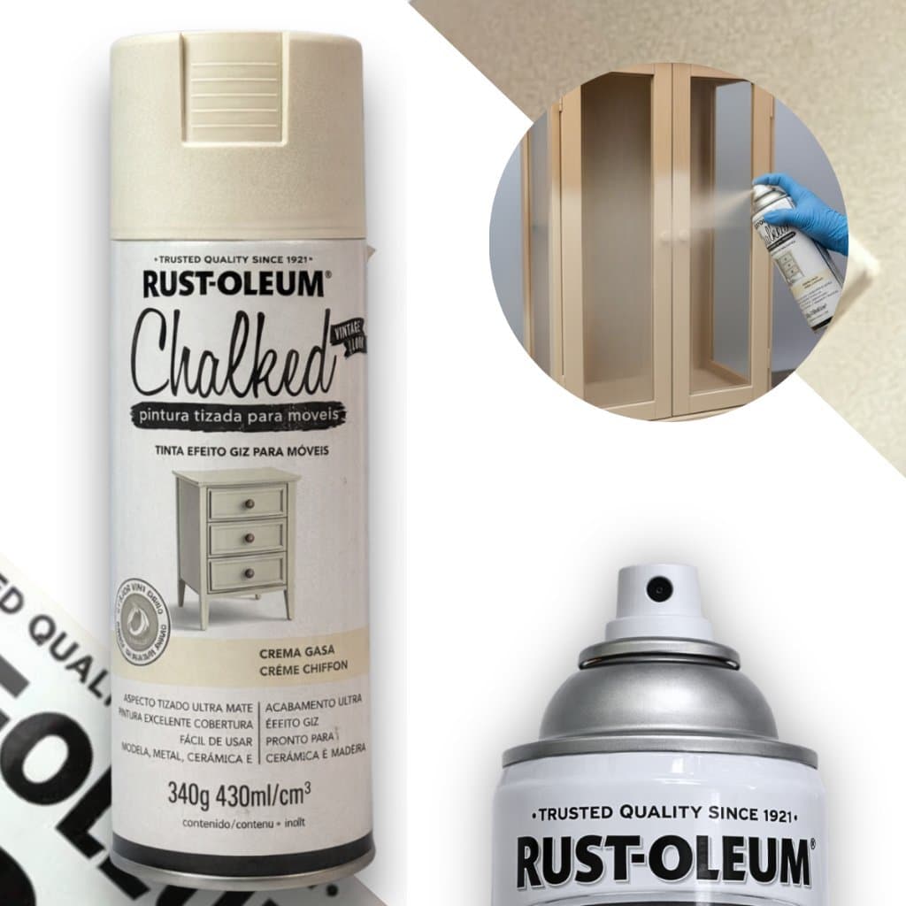 Spray Chalked efeitos Giz Creme Rust Oleum