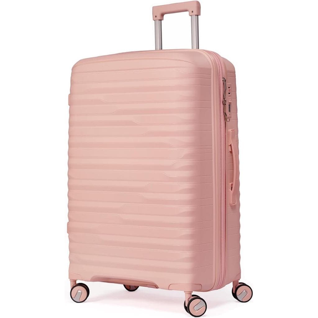 Mala Grande De Viagem 32Kg Polipropileno 8 Rodas 360 Giratória Rígida