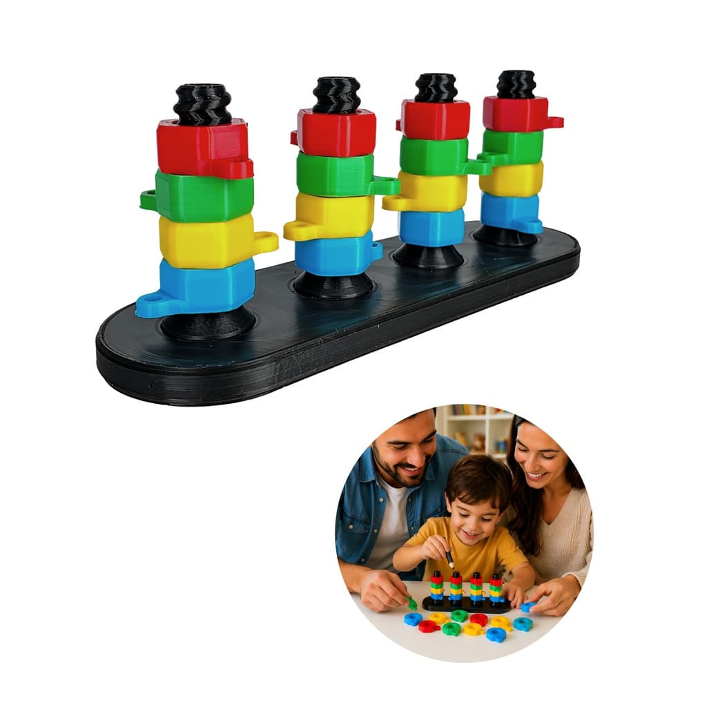 Brinquedo Montar Jogo Educativo Infantil Montessoriano