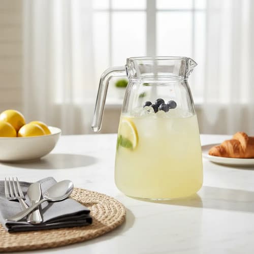 Jarra Pasabahce Com Alça E Bico Para Bebidas