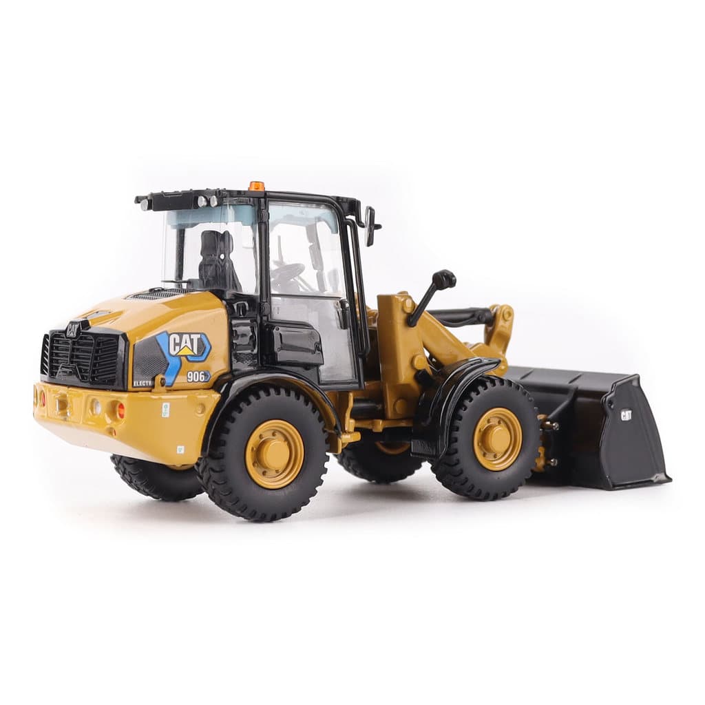 Miniatura Carregadeira Versão Elétrica CAT 906 - Escala: 1:50