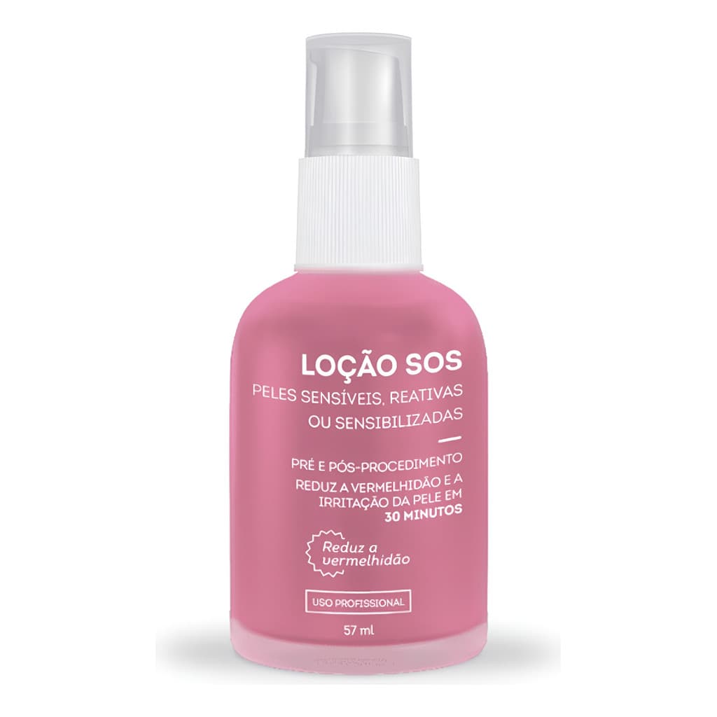 Loção Sos Calmante facial Hidratante Restauradora Peles Sensíveis Extratos da Terra
