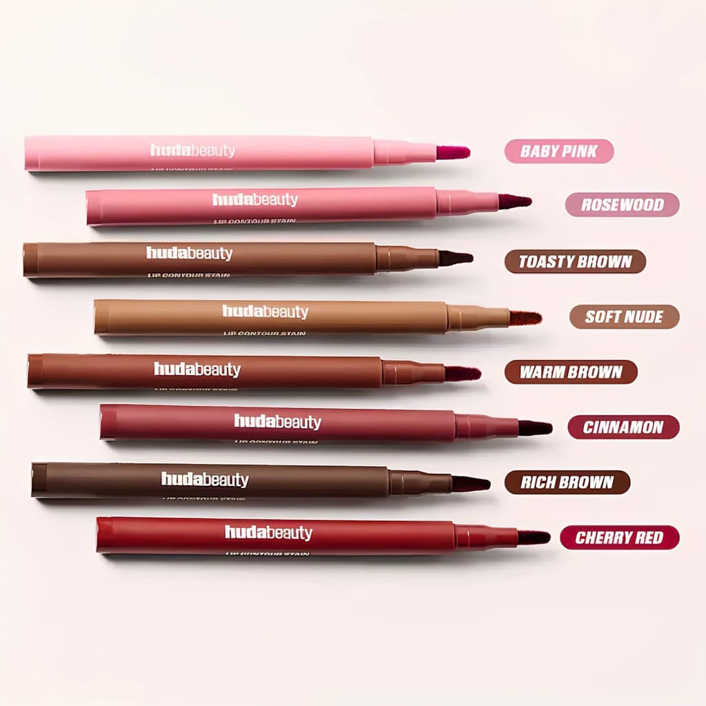 Lápis Delineador Labial Marrom De Veludo , Nude , Fosco , À Prova D'água , Copo Antiaderente , Cereja , Vermelho , Canet