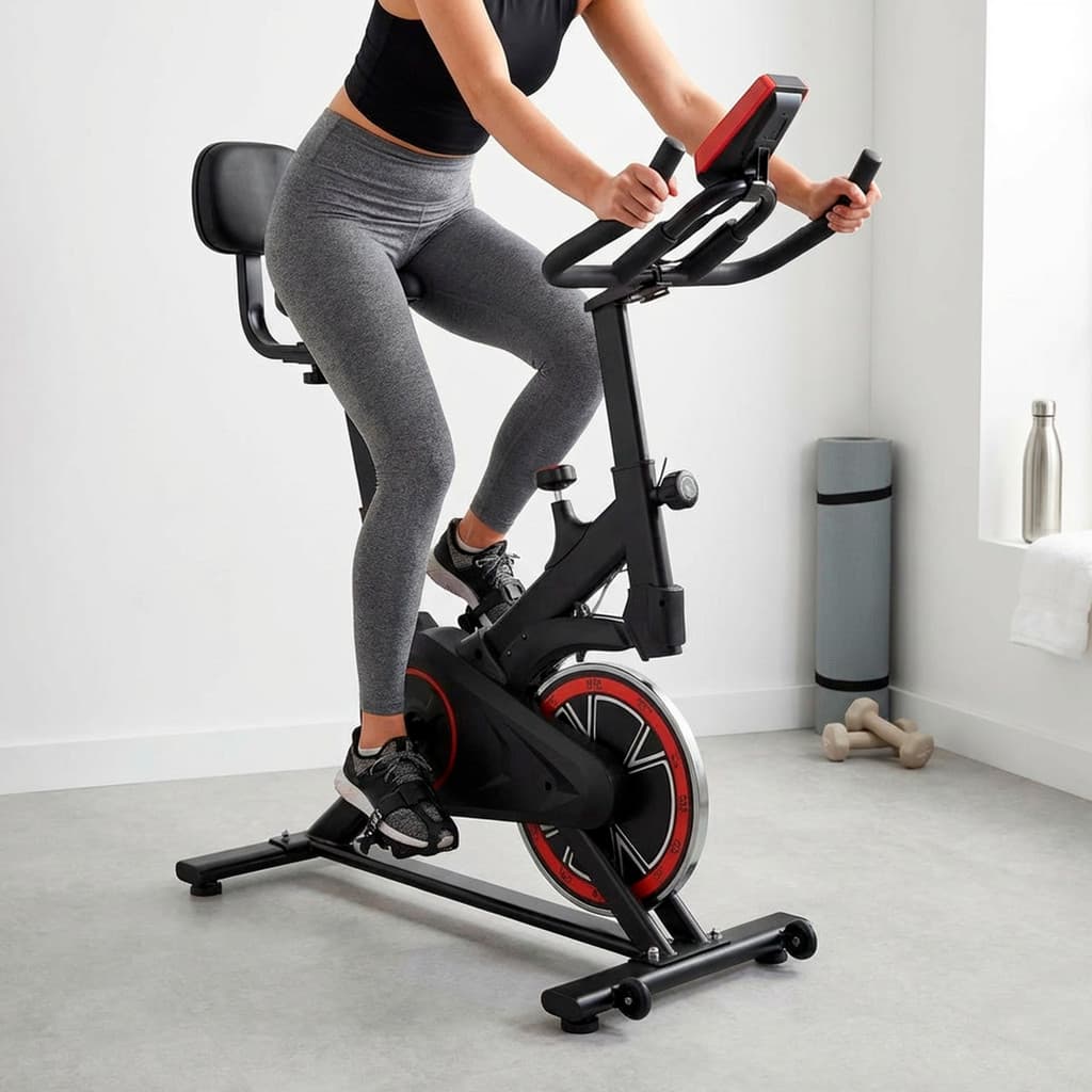 Bicicleta Ergonometrica Vertical Residencial P/ Spinning Ergometrica Semi Profissional Flywheel 6kg