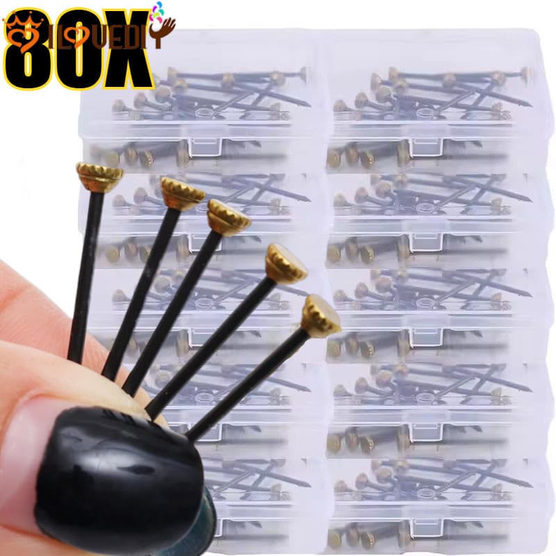 Pregos Invisíveis De Cobre E Ferro Resistentes , Gancho De Unhas Para Pendurar Na Parede De 20-80 Peças , Decoração De M