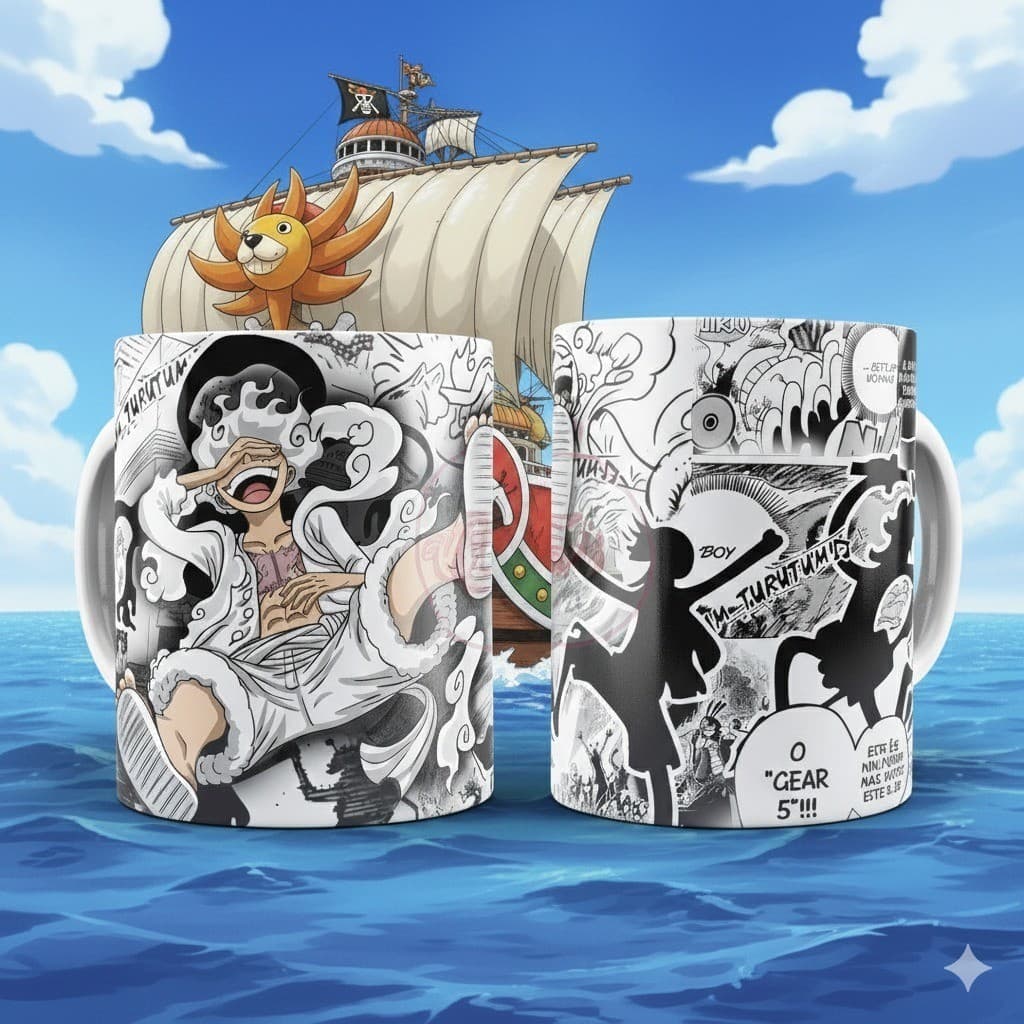Caneca Anime - One Piece - Monkey D Luffy - Joy Boy  luffy