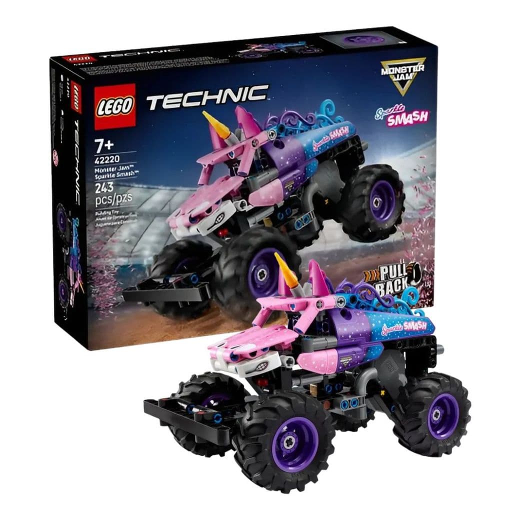 Lego Technic Monster Jam Sparkle Smash de Puxar 243 Peças - Lego