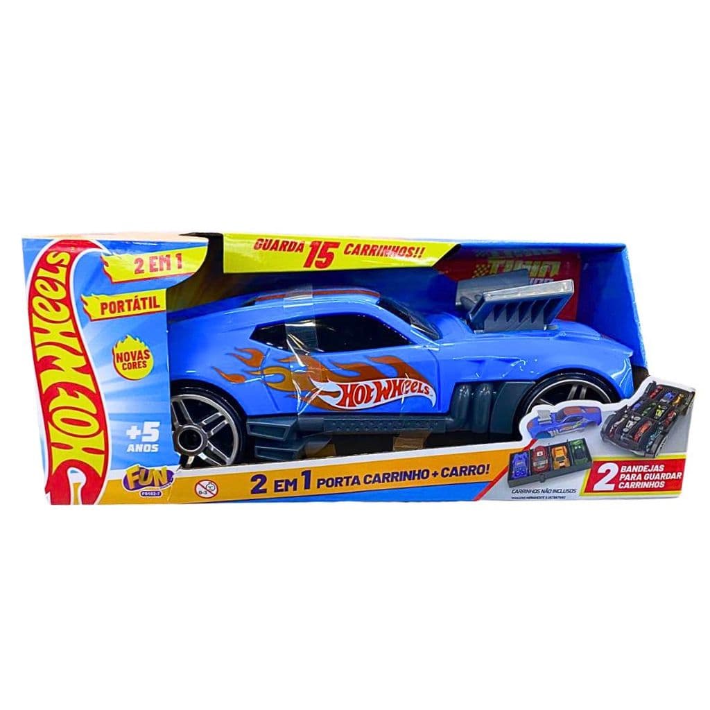 Porta Carrinhos Hot Wheels 2 em 1 - Hot Wheels