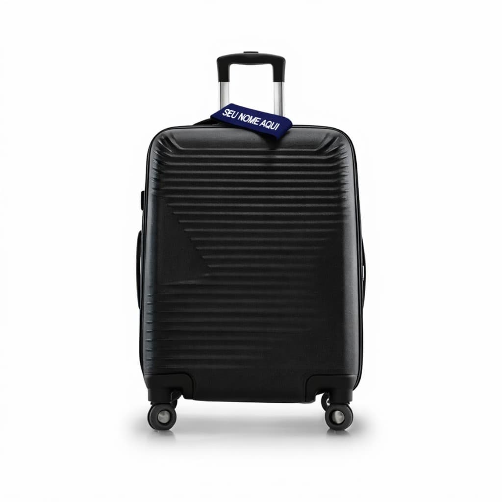 Tag Mala Viagem Personalizada Com Seu Nome Evita Perda Mala Blogueira Instagram Seguranca Simples Bagagem Aeroporto