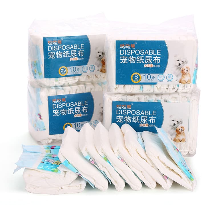 Fraldas para animais de estimação filhote de cachorro calças fisiológicas Teddy calças menstruais masculino feminino cão