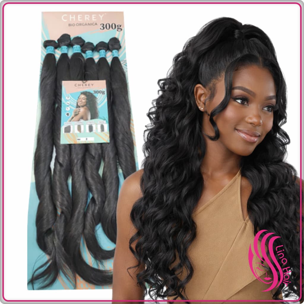 【Promo】Cabelo Bio Orgânico Liso Ondulado Perla 70cm na Tela 300g