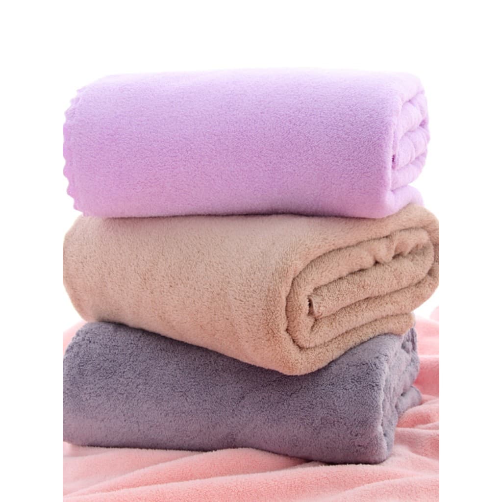 Toalha de banho de lã Coral, grande, quadrada, envoltório para bebê, absorve água, espessada, envoltório para crianças,