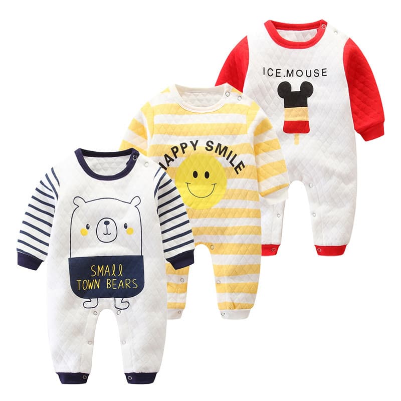 Primavera outono bebê macacão quente 1 ano de idade bebê menina roupas de inverno 6 meses roupas recém-nascidos 0 algodã