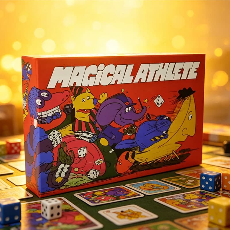 Jogo De Tabuleiro Atleta Mágico Festa Em Inglês 2-6 Jogadores