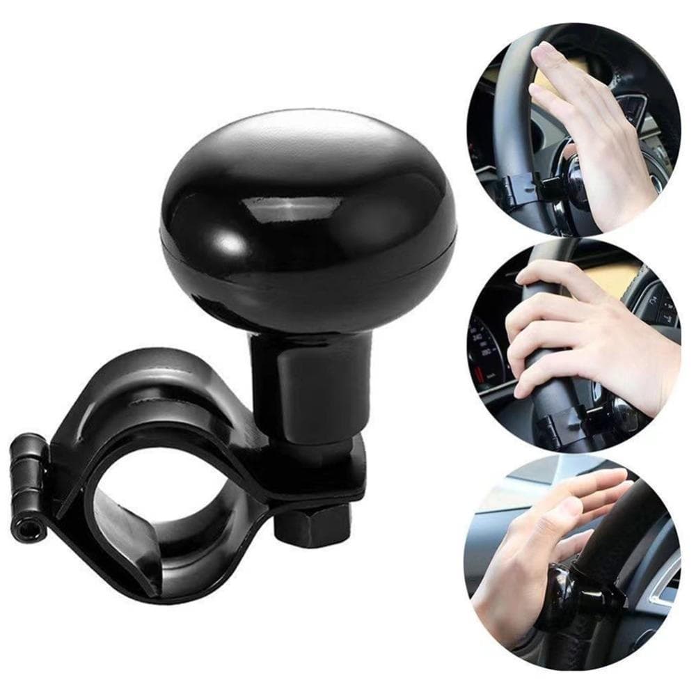 TKEY Caminhão Pesado Carro Dever Anti Deslizamento Volante Impulsionador Botão Giratório Capa Alça Aperto Protetor Bola