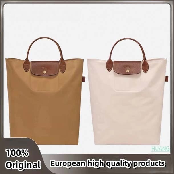 Nova Bolsa Feminina Balde Saco De Couro De Náilon Alça Curta Engrossado Grande Capacidade Compras Sacola
