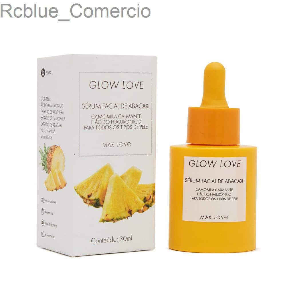 (V)Sérum Facial Glow Love Abacaxi Max Love
