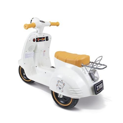 Moto Eletrica Infantil Duas Rodas Com Luz Som Acelerador Motor Bateria Recarregavel Marcha Ré Estavel