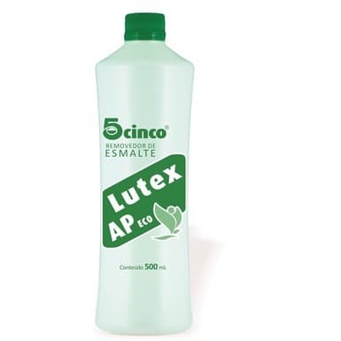 Acetona Lutex Ap Cinco 500ml Removedor de Esmalte para manicure unidade
