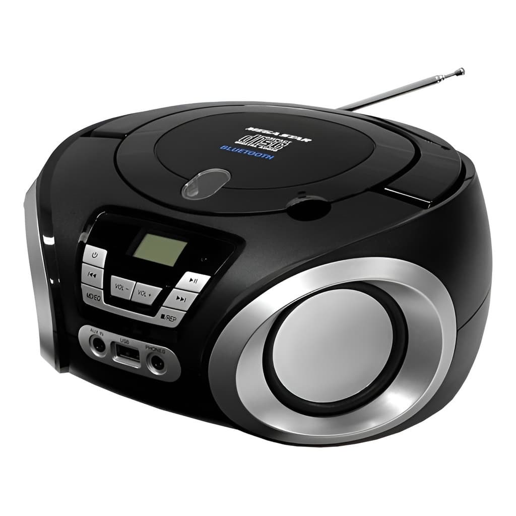 Micro System Megastar 1.200 Watts P.M.P.O Bluetooth Bivolt USB