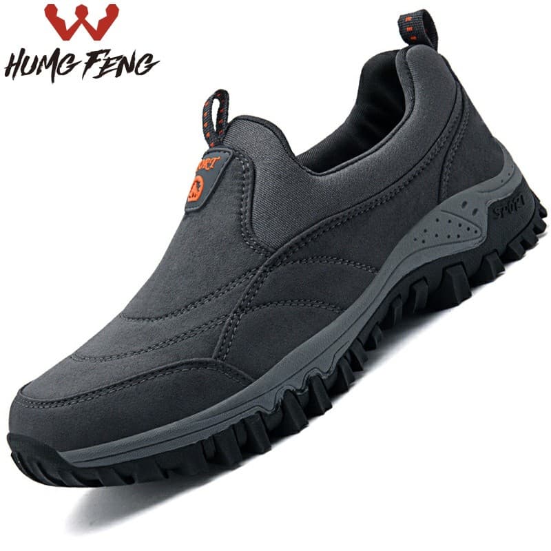 Outono sapatos masculinos de meia-idade idosos pai sapatos de sola macia idosos andando Casual idosos pequim sapatos de