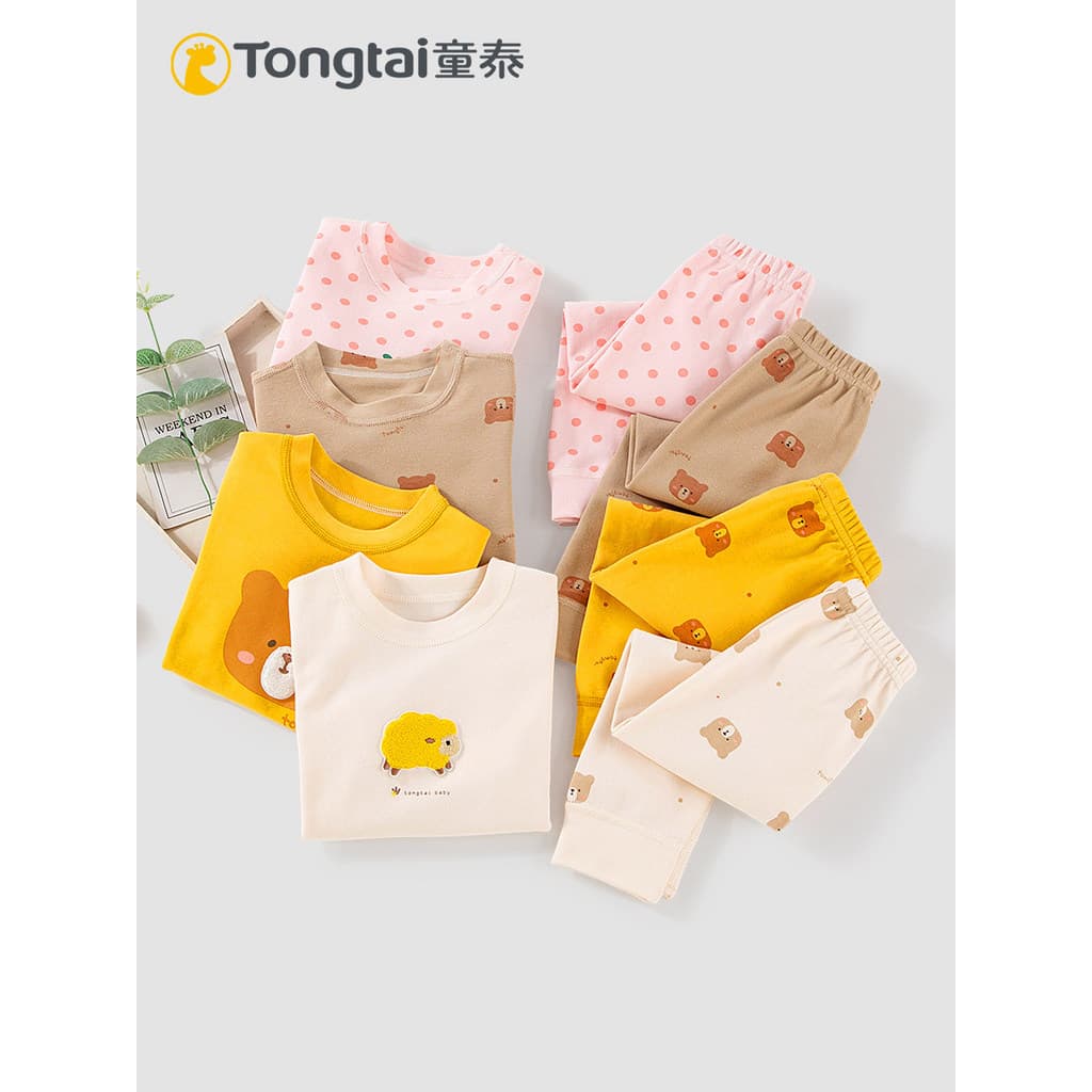 Tongtai crianças roupas de outono calças compridas das mulheres dos homens bebê 1-5 anos de idade outono inverno Base co