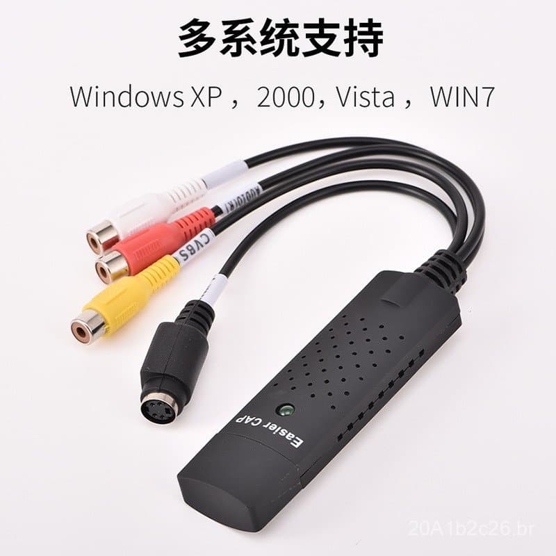 Placa de captura de vídeo USB para atacado de fábrica, placa de captura USB de canal único, captura de sinal AV, captura