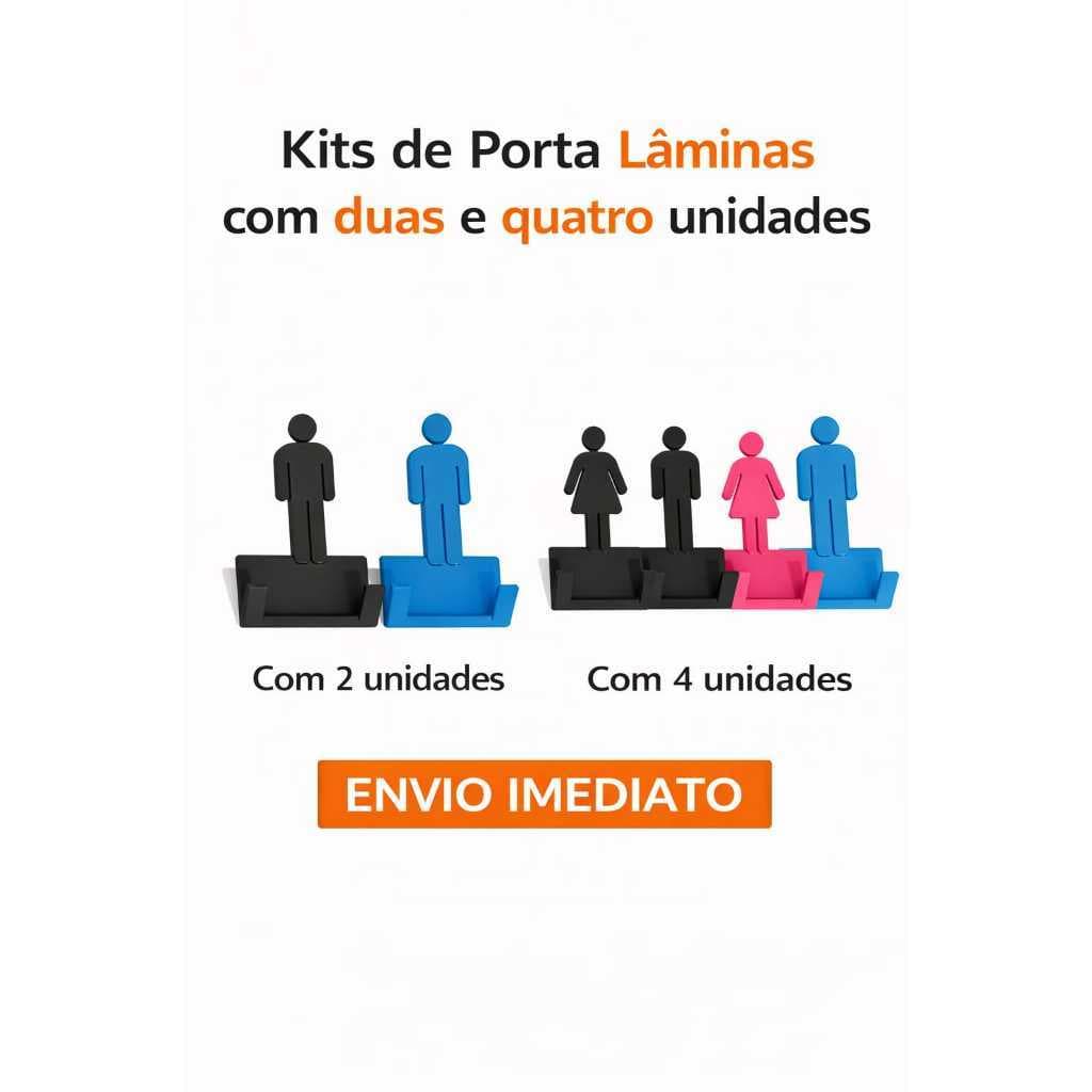 Suporte para Barbeador - Porta Gilete - com Fixação em Parede ou Espelho, Fácil Instalação