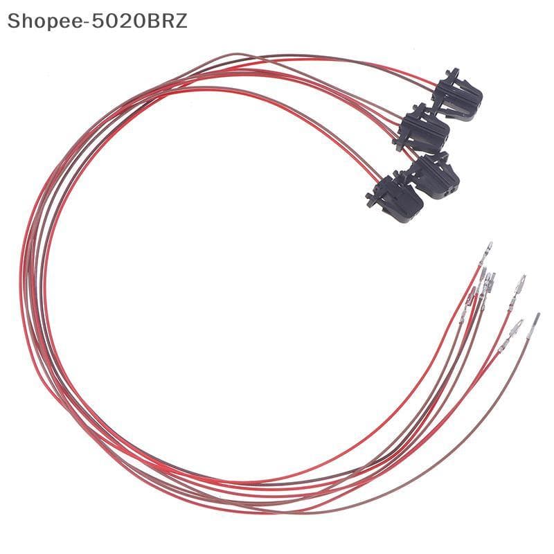 [THEBR] 4 Pcs Frente Ba Cabo De Luz Da Porta Do Carro Fios Conector Chicote Plug Para Golf 5 6 7 Jetta MK5 MK6 MK7 T-ROC