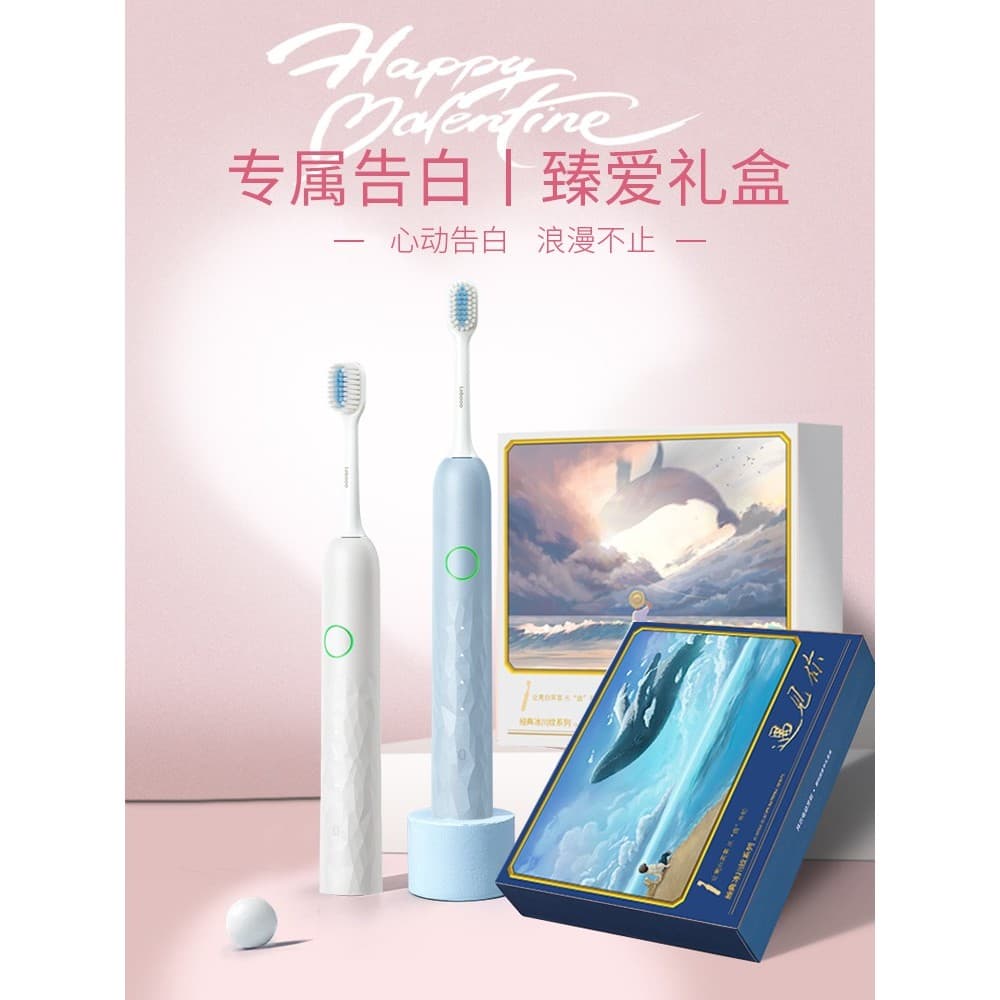 [Presente de Dia dos Namorados] Hongmeng Escolha Intelectual Power Bode Escova de Dentes Elétrica Casal Conjunto Um Par