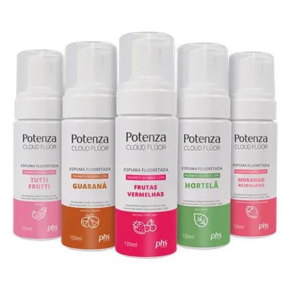 Flúor Em Espuma Potenza Cloud Flúor 120ml - Phs