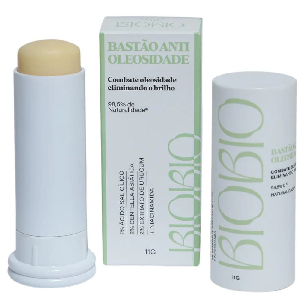 Bastao Facial Anti Oleosidade Biobio - Com Niamicida E Reduz Poros